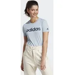 ADIDAS Tričko LOUNGEWEAR Essentials Slim Logo L MODRÁ