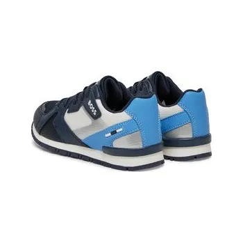 Pánské tenisky Sneakersy BOSS J51646 M Tmavomodrá 28