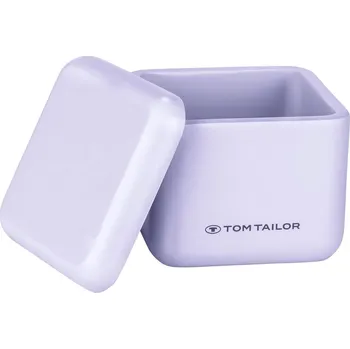 Fialový koupelnový organizér na vatové tampony z polyresinu Tom Tailor T-Rounded – Wenko ID_1740258