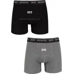 EVONA Pánské boxerky Orlando Barva: 043-tm.sivá, Velikost: XL