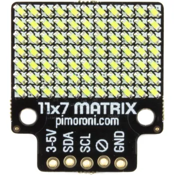 LED páska Pimoroni 11x7 LED matice, breakout modul