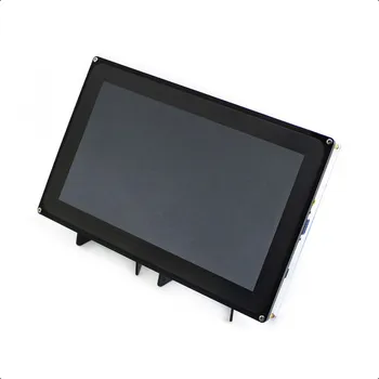 Monitor Waveshare 10,1" LCD (H) displej, 1024×600, HDMI, kapacitní + kryt, stojánek