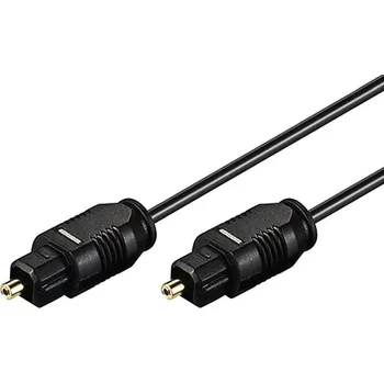 Audio kabel TOSLINK - TOSLINK kabel 1,5 m, průměr 2,2 mm, černý