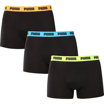 Boxerky 3PACK pánské boxerky Puma černé (701226820 006) M 701226820 006 Možnost vrácení zboží ZDARMA do 120 dnů!
