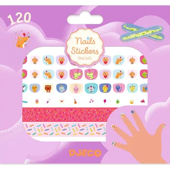kreativní sada Manikúra – nálepky na nehty pro malé parádnice – Vše nejlepší k narozeninám!