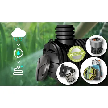 Plastová nádrž Ecoline 5000 litrů s přílušenstvím Sestava je vhodná na sběr dešťové vody a její další využití