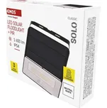 Solární LED reflektor SOLO s pohybovým čidlem, černý, neutrální bílá EMOS ZG122S