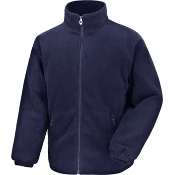 Pánská mikina Result Unisex prošívaná zimní fleece mikina R219X Navy XXL