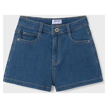 Dívčí kraťasy Dívčí módní džínové kraťasy Mayoral 235 modré Rozměr: 157 (14 let)