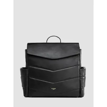 Přebalovací taška Přebalovací taška Storksak St James Leather Quilt Black