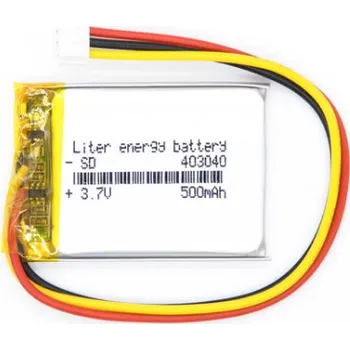 Článková baterie Pi Supply 500 mAh baterie