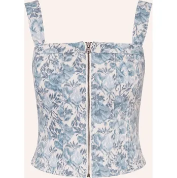 Levi's® Dámský Top Ophelia V Džínovém Vzhledu, modrá / tmavě...