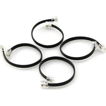 elektrický kabel Makeblock Kabel 6P6C RJ25, 20cm, 4ks v balení