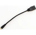 HDMI - microHDMI redukce, černá, 20cm