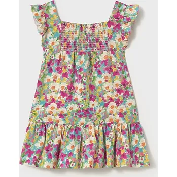 Dětská móda Mayoral bavlněné šaty na ramínka 1928 Rozměr: 18 měsíců, 86 cm