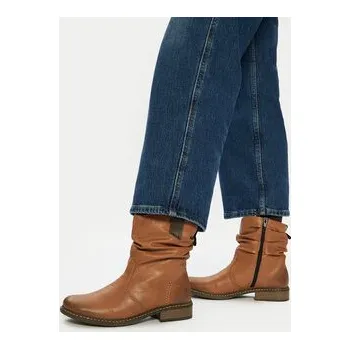 Dámská móda Polokozačky Rieker Z4180-22 Hnědá 42