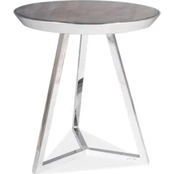 Konferenční stolek SIGNAL Konferenční stolek - TEMIDA C, mramor/chrom (VYSTAVENO NA PRODEJNĚ)