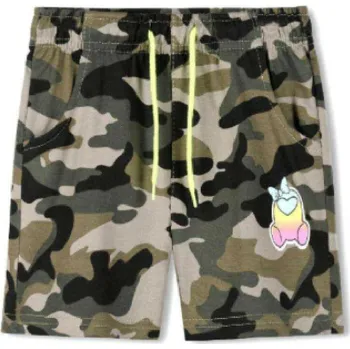 DÍVČÍ MASKÁČOVÉ KRAŤASY NA LÉTO Barva: Světlý maskáč, Velikost: 158