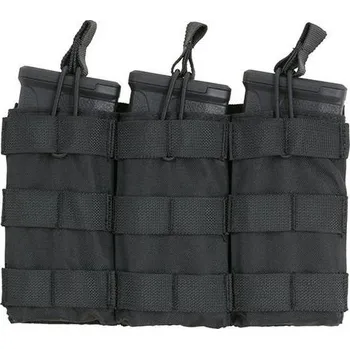 Airsoft 8FIELDS Otevřená trojitá sumka na zásobníky 5.56 - Black [8FIELDS]