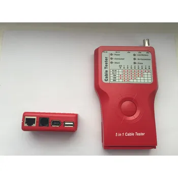 Tester kabelu Univerzální Tester RJ12,RJ45,USB,BNC