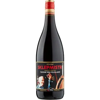 Víno České Vinařské Závody Původní sklepmistr červené 1 l
