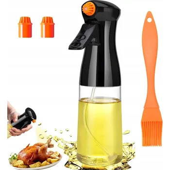 Nádoba na olej a ocet Rozprašovač na olej a ocet , skleněný dávkovač 200 Ml ve spreji