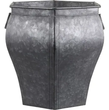 Květináč Dekorační plechový antik květináč French Chic - 37*33*38 cm