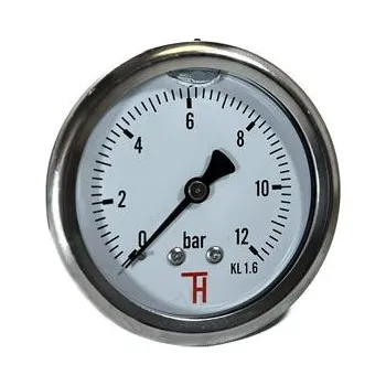 Postřikovač Manometr 0-12 bar glycerínový G1/4 63mm zadní