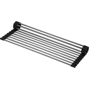 Rohožka Gamma Gamma, rolovací rohož na dřez 41,5 x 26,5 cm, černá, GMA-OR-BK