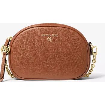 Kabelka MICHAEL KORS dámská kožená kabelka, crossbody Jet Set Camera hnědá