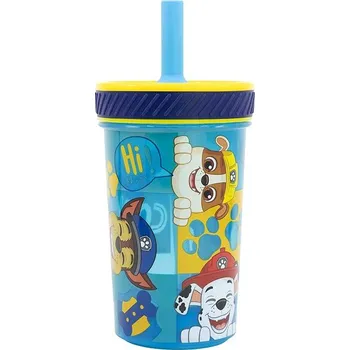 Kojenecká láhev Alum Bezpečný plastový kelímek 370 ml - Paw Patrol