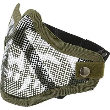 Kukla Ocelová maska v.1 - Olive/Skull