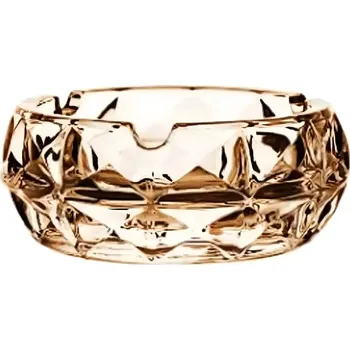 Popelník Gaira® Popelník skleněný 8574, Barva hnědá