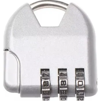 Visací zámek Gaira® Visací kódový zámek Z415, Barva stříbrná