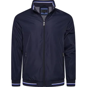 KAM bunda pánská KBS 444 Harrington nadměrná velikost 8XL tmavě modrá