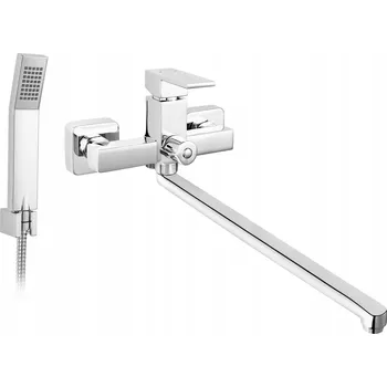 Vodovodní baterie Nástěnná vanová baterie Ferro Zicco, stříbrná