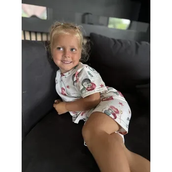 Dívčí pyžamo Krátké pyžamko vel. 4-6 let Mořská panna