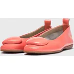 Dámské kožené baleríny A-86120 Wonders červená Barva: coral, Velikost: 39
