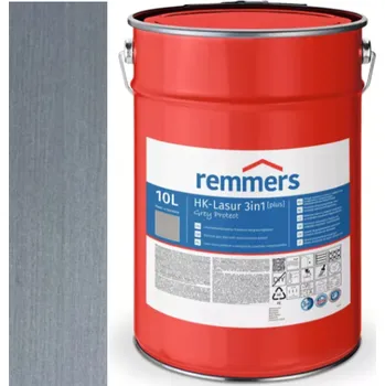 Remmers HK-LASUR [PLUS] GREY PROTECT 10L 5440 (FT-26788) Platinově šedá - Platingrau + dárek k objednávce nad 1000Kč
