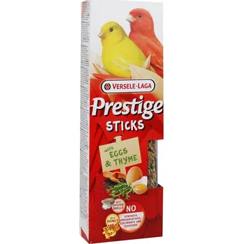 Krmivo pro ptáka VERSELE-LAGA Prestige Sticks Canaries Eggs & Thyme 2x30g