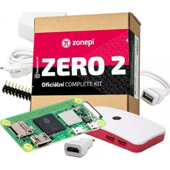 Stolní počítač Rozšířená sada s Raspberry Pi Zero 2 W + krabička + příslušenství