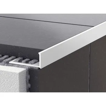 Stavební profil Lišta - profil ukončovací - PVC "L" 8 mm/2,5m bílá