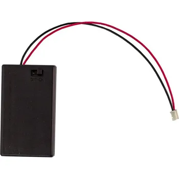 Článková baterie Box na 3x AAA baterie s JST konektorem a vypínačem