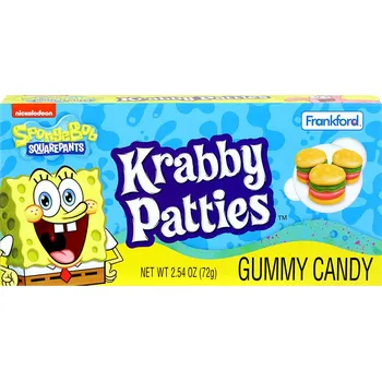 Bonbon SpongeBob Squarepants Krabby Patties 72g