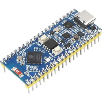 Vývojová deska Waveshare ESP32-S3 Pico, s připájenými piny