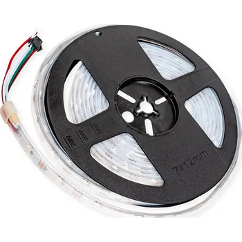 LED páska Adresovatelný LED pásek WS2812 30 LED/m, voděodolný - 5m, bílá