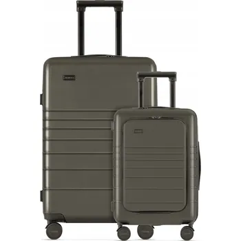 ETERNITIVE Kabinové a velké cestovní kufry, Polykarbonát & ABS, Port USB-C a USB-A