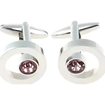 Manžetový knoflíček Manžetové knoflíčky 34001, Barva růžová