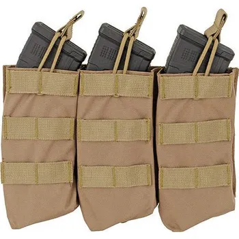 Sportovní střelba 8FIELDS Otevřená sumka na tři zásobníky AK47/74 - Coyote [8FIELDS]