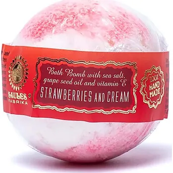 bomba do koupele Saules Fabrika Bomba do koupele - Jahody a smetana 1x 145 g